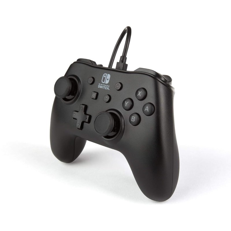 PowerA Wired Gaming Controller for Nintendo Switch, Black (Officially Licensed)