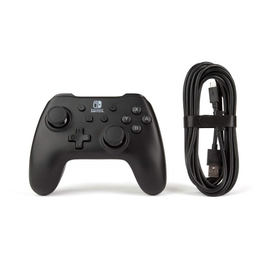 PowerA Wired Gaming Controller for Nintendo Switch, Black (Officially Licensed)