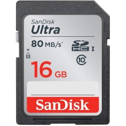 SanDisk Ultra 16GB (10 Pack) Class 10 80MBps SD Memory Card SDHC UHS-I SDSDUNC-016G-GN6IN