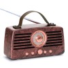 Artis BT45 Retro Portable Wireless Bluetooth Speaker with Analog control FM/USB/TF Card Reader/AUX in & Hands Free Calling Mic.(Brown) (14W RMS Output) Artis BT45 Retro Portable Wireless Bluetooth Speaker with Analog control FM/USB/TF Card Reader/AUX in & Hands Free Calling Mic.(Brown) (14W RMS Output)