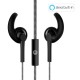 Motorola Pace 130 in-Ear Headphones with Mic, Ear Hooks & Alexa Built-in(Black)