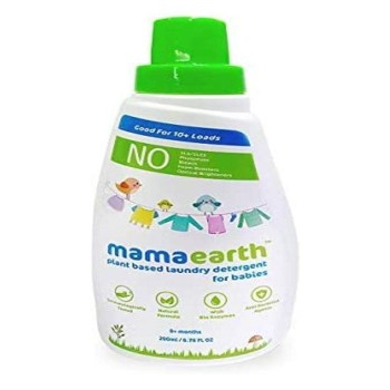 Mamaearth's Plant Based Baby Laundry Liquid Detergent, With Bio-Enzymes and Neem Extracts, 200ml Mamaearth's Plant Based Baby Laundry Liquid Detergent, With Bio-Enzymes and Neem Extracts, 200ml