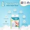 Supples Premium Baby Diaper Pants | 62 Baby Diapers | Large | 9-14 Kg | 12 Hrs Absorption | Cushiony Cotton Soft Fabric | Phthalates-Free | Triple Leak Guard
