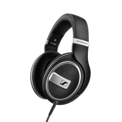 Sennheiser HD 599 Special Edition Wired, Over The Ear Audiophile Headphones with E.A.R. Technology for Wide Sound Field, Open-Back Earcups, Detachable Cable (Black) Without Mic