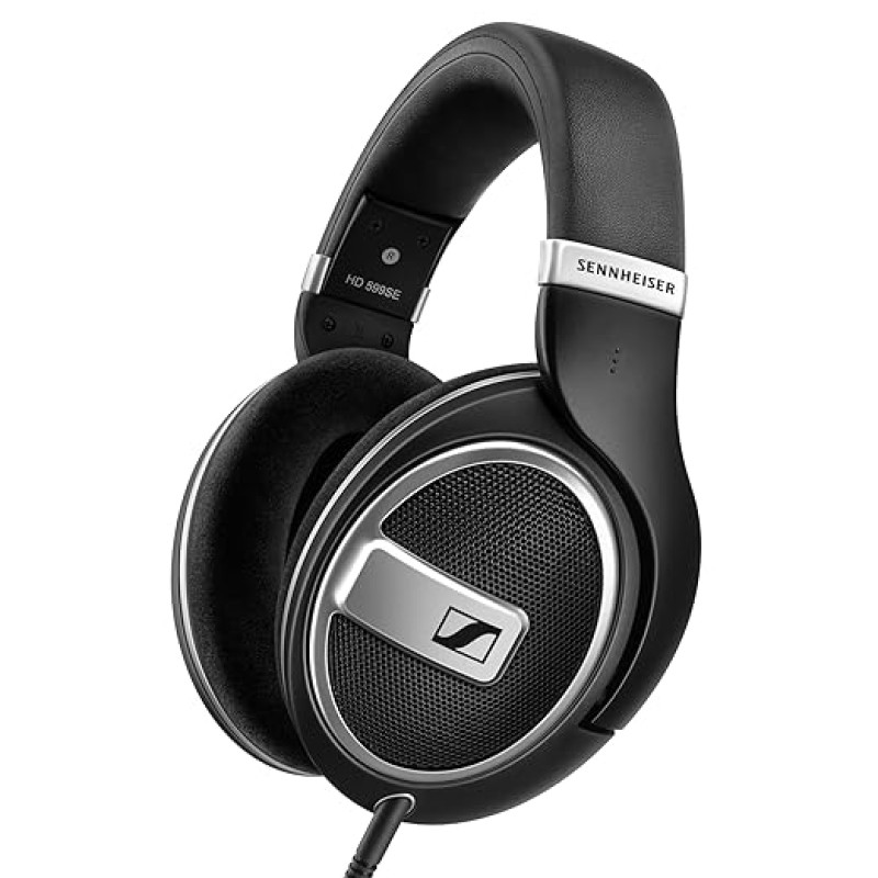 Sennheiser HD 599 Special Edition Wired, Over The Ear Audiophile Headphones with E.A.R. Technology for Wide Sound Field, Open-Back Earcups, Detachable Cable (Black) Without Mic Sennheiser HD 599 Special Edition Wired, Over The Ear Audiophile Headphones with E.A.R. Technology for Wide Sound Field, Open-Back Earcups, Detachable Cable (Black) Without Mic
