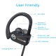 Bass Evolution Hexa Sports Wireless Bluetooth Headset  (Black, In the Ear)