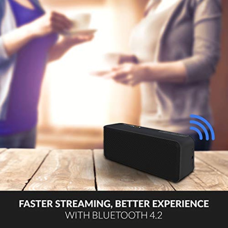 Instaplay Insta X3 10W Bluetooth Speaker with Deep Bass, Portable, Xtra long batter life and speaker with mic (Black) Instaplay Insta X3 10W Bluetooth Speaker with Deep Bass, Portable, Xtra long batter life and speaker with mic (Black)