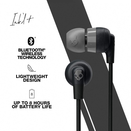 Skullcandy Inkd Plus Wireless in-Earphone with Mic (Black)