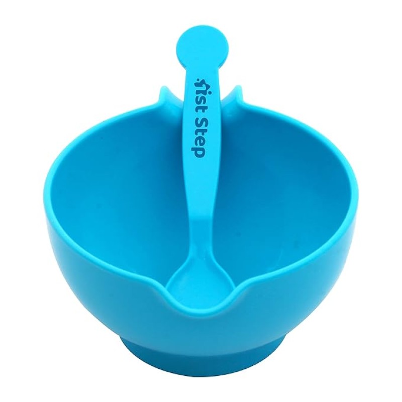 1st Step Portable Grinding Feeding Masher/Serving Bowl for Baby Food Preparation with Spoon(Pack of 1)
