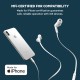 Belkin in-Ear Noise Isolation Earphone with Lightning Connector Compatible with XS, XS Max, XR, X, 8, 8 Plus, iPad and More - White