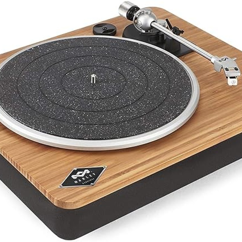 House of Marley Stir It Up Wireless Turntable: Vinyl Record Player with Wireless Bluetooth Connectivity, 2 Speed Belt, Built-in Pre-Amp, and Sustainable Materials House of Marley Stir It Up Wireless Turntable: Vinyl Record Player with Wireless Bluetooth Connectivity, 2 Speed Belt, Built-in Pre-Amp, and Sustainable Materials