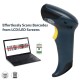 RETSOL D-2060N 1D/2D Barcode Scanner QR Code Imager USB Wired Optical Reader with Manual Triggering for Retail Store Warehouse Aadhaar Card Mobile & Printed Screen Scan (1 Pc)