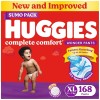 Huggies Complete Comfort Wonder Pants | Pant Style Baby Diapers XL Size, 168 Count | India's Fastest Absorbing Diaper, Patented Dry Xpert Channel, Ideal for 12 to 17 Kgs Huggies Complete Comfort Wonder Pants | Pant Style Baby Diapers XL Size, 168 Count | India's Fastest Absorbing Diaper, Patented Dry Xpert Channel, Ideal for 12 to 17 Kgs