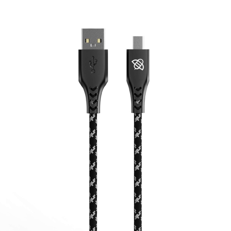 (Refurbished) Flybot Bolt Rugged Polyester Braided Unbreakable Micro USB Fast Charging Cable for Smartphone, Personal Computer (Length - 1.5 Meter, Color - Grey) (Refurbished) Flybot Bolt Rugged Polyester Braided Unbreakable Micro USB Fast Charging Cable for Smartphone, Personal Computer (Length - 1.5 Meter, Color - Grey)
