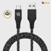 (Refurbished) Flybot Bolt Rugged Polyester Braided Unbreakable Micro USB Fast Charging Cable for Smartphone, Personal Computer (Length - 1.5 Meter, Color - Grey) (Refurbished) Flybot Bolt Rugged Polyester Braided Unbreakable Micro USB Fast Charging Cable for Smartphone, Personal Computer (Length - 1.5 Meter, Color - Grey)