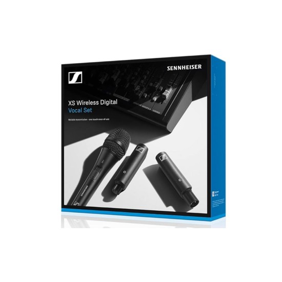 Sennheiser Digital wireless XSW-D VOCAL SET (2.4GHz), 5 hours Play-time for Live Vocals, Presentations, Easy Plug & Play || Upto 75mts wireless range Sennheiser Digital wireless XSW-D VOCAL SET (2.4GHz), 5 hours Play-time for Live Vocals, Presentations, Easy Plug & Play || Upto 75mts wireless range
