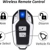 Mengshen Updated Anti Theft Bicycle Alarm, 113dB Waterproof Wireless Alarm with Remote Control for Bike, E-Bike, Motorcycle, Scooter, Trailer