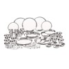Neelam Stainless Steel 24 Gauge Classic Dinner Set, Solid 50 Pcs Set Serving 6 People, Silver, Durable, Dishwasher Safe, Ideal Gifting Dinner Set for Anniversary, Wedding, Housewarming Party. Neelam Stainless Steel 24 Gauge Classic Dinner Set, Solid 50 Pcs Set Serving 6 People, Silver, Durable, Dishwasher Safe, Ideal Gifting Dinner Set for Anniversary, Wedding, Housewarming Party.