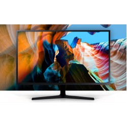 Samsung 32-inch(80.1cm) 4K UHD, Flat Monitor, 1 Billion Colors, PBP, Slim Bezels, AMD FreeSync (LU32J590UQWXXL, Dark Blue Gray)