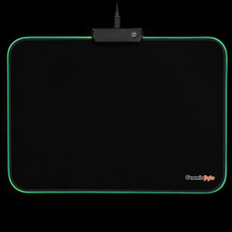 Cosmic Byte Volcano 7 Color RGB Gaming Soft Mousepad with Effects (XXL,900 x 300mm)