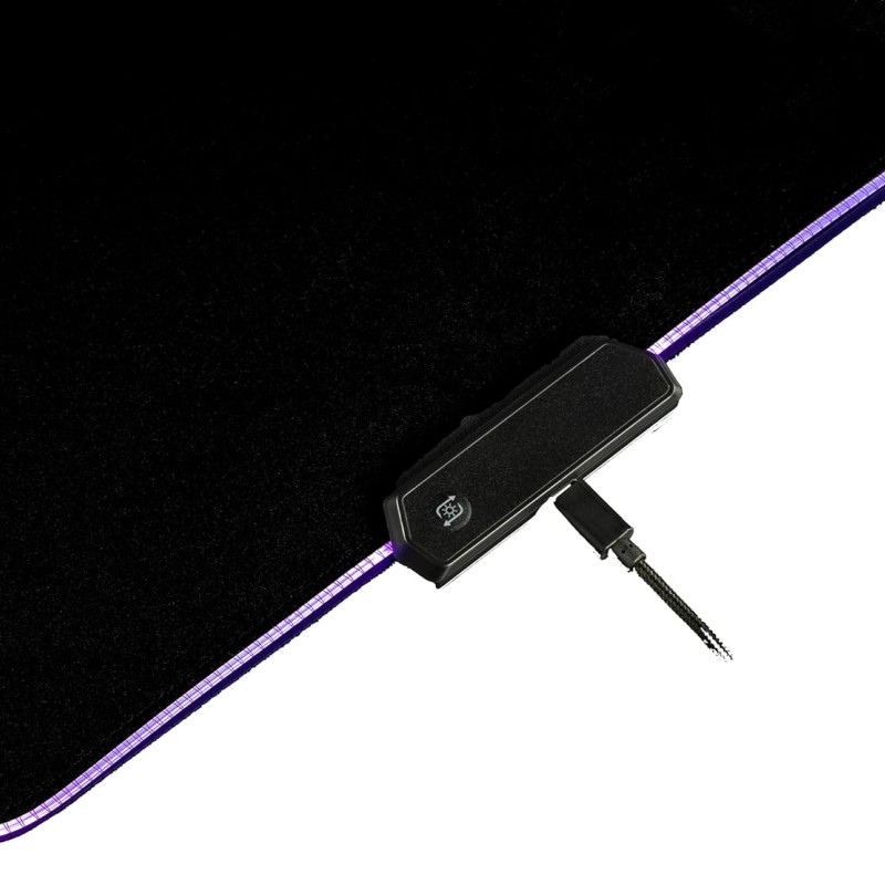 Cosmic Byte Volcano 7 Color RGB Gaming Soft Mousepad with Effects (XXL,900 x 300mm)