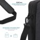 AirCase Office Sling Messenger Bag fits Upto 15.6" Laptop/MacBook, Detachable Shoulder Strap, Waterproof, Shockproof, Spacious Pockets for Office/Travel