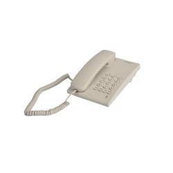 Beetel B17 Corded Landline Phone, Ringer Volume Control, LED for Ring Indication, Wall/Desk Mountable,Elegant Design,Clear Call Quality,Mute/Pause/Flash/Redial Function (Made In India)(Warm Grey)(B17)
