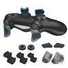 NiTHO FPS Gaming Kit for PS4 Controller, Customizing Enhancers Kit with 3 Sizes of Thumb Grip Caps, Ergonomic Triggers and Stickers, Analog Mini-Stick Precision Rings, Accessories for PS4 - Black NiTHO FPS Gaming Kit for PS4 Controller, Customizing Enhancers Kit with 3 Sizes of Thumb Grip Caps, Ergonomic Triggers and Stickers, Analog Mini-Stick Precision Rings, Accessories for PS4 - Black