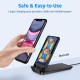 Esr Foldable Wireless Charger, Fast Wireless Charging Stand & Pad, Compatible With Iphone 11/11 Pro Max/Se/Xr/Xs Max/Xs/X, Galaxy S21/S21+/S21 Ultra/S20/S20+/S20 Ultra/Note10, 5W For Pixel 3/4, Black