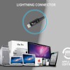 Syska CCAP80 1.5M Lightning Cable 2.4A Fast Charging (Grey) Syska CCAP80 1.5M Lightning Cable 2.4A Fast Charging (Grey)