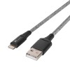 Syska CCAP80 1.5M Lightning Cable 2.4A Fast Charging (Grey) Syska CCAP80 1.5M Lightning Cable 2.4A Fast Charging (Grey)