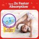 Huggies Dry Tape | Adjustable Tape Style Diapers, Small (S) Size (4-8 Kgs), Pack of 34 | Up To 2X Faster Absorption, Up To 12 Hours Overnight Absorption unisex