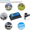 ELEPHANTBOAT� ABS 30A 12V 24V Solar Panel Charger Controller Battery Regulator Dual USB LCD Display (Blue) ELEPHANTBOAT� ABS 30A 12V 24V Solar Panel Charger Controller Battery Regulator Dual USB LCD Display (Blue)