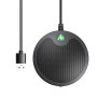Maono AU-BM10 Boundary Conference USB Microphone with Mute and Headphone Playback, Omnidirectional Mic, Black
