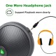 Maono AU-BM10 Boundary Conference USB Microphone with Mute and Headphone Playback, Omnidirectional Mic, Black