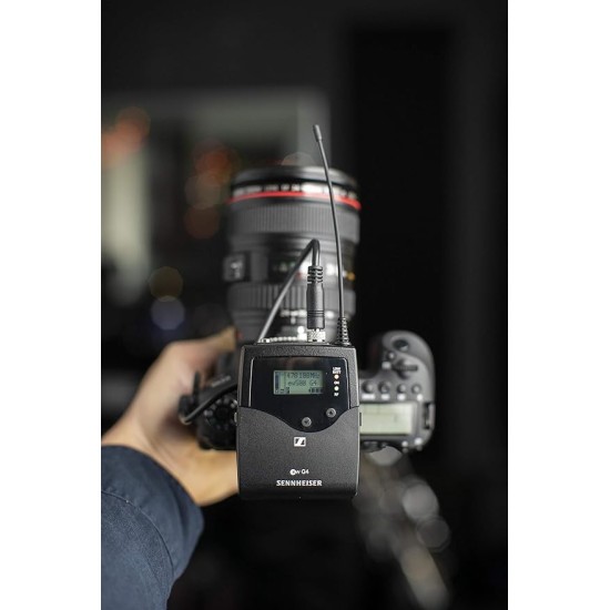 Sennheiser Professional Audio JBL Commercial CSLM30 UHF Bidirectional Lavalier Microphone With Earphone For Calls, Conferences And Monitoring (Black)