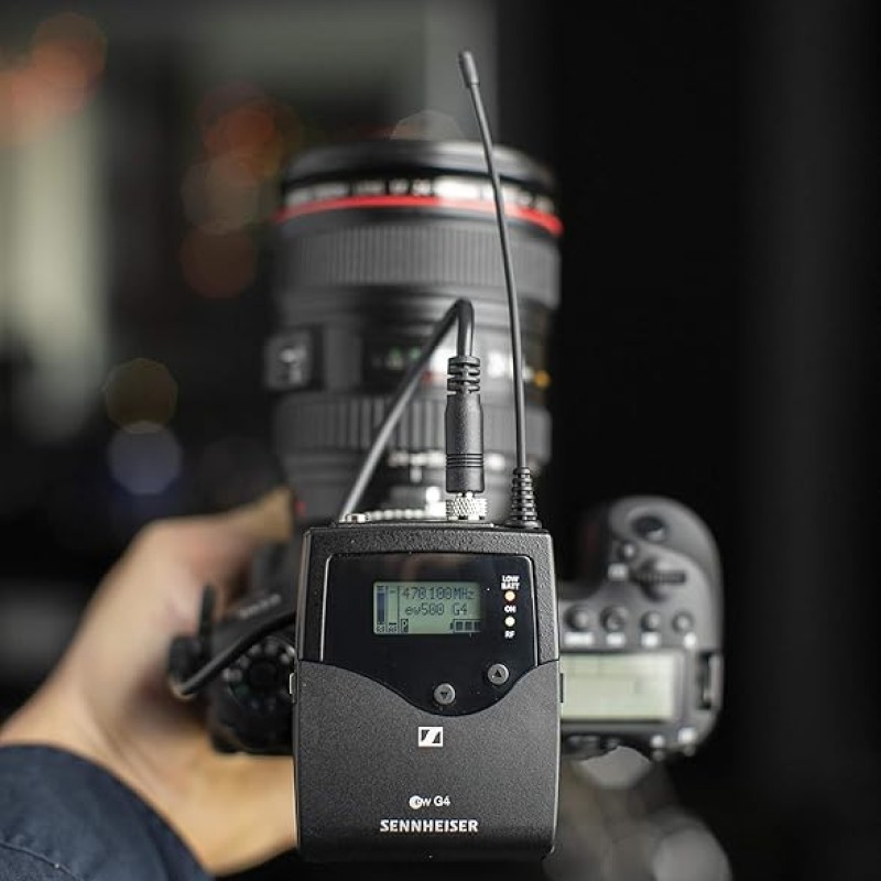 Sennheiser Professional Audio JBL Commercial CSLM30 UHF Bidirectional Lavalier Microphone With Earphone For Calls, Conferences And Monitoring (Black) Sennheiser Professional Audio JBL Commercial CSLM30 UHF Bidirectional Lavalier Microphone With Earphone For Calls, Conferences And Monitoring (Black)