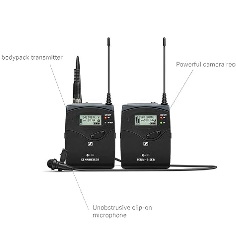 Sennheiser Professional Audio JBL Commercial CSLM30 UHF Bidirectional Lavalier Microphone With Earphone For Calls, Conferences And Monitoring (Black) Sennheiser Professional Audio JBL Commercial CSLM30 UHF Bidirectional Lavalier Microphone With Earphone For Calls, Conferences And Monitoring (Black)