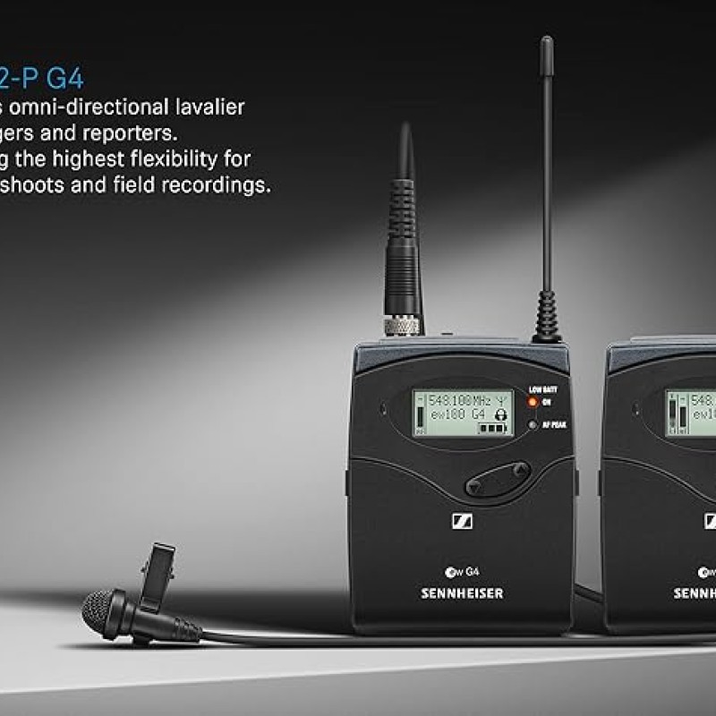 Sennheiser Professional Audio JBL Commercial CSLM30 UHF Bidirectional Lavalier Microphone With Earphone For Calls, Conferences And Monitoring (Black) Sennheiser Professional Audio JBL Commercial CSLM30 UHF Bidirectional Lavalier Microphone With Earphone For Calls, Conferences And Monitoring (Black)