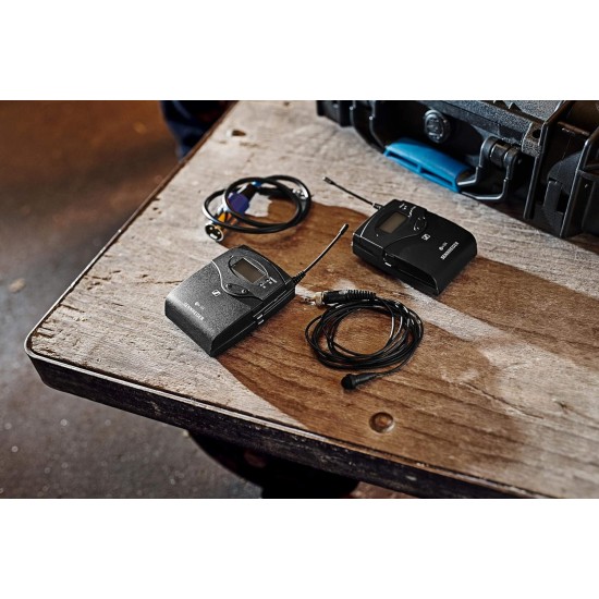 Sennheiser Professional Audio JBL Commercial CSLM30 UHF Bidirectional Lavalier Microphone With Earphone For Calls, Conferences And Monitoring (Black)