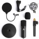 Maono AU-A04T USB Condenser Podcast PC Microphone Kit with Pop Filter and Stand for Computer, YouTube and Gaming Recording