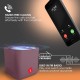 iBall Musi Cube X1 Wireless Ultra-Portable Bluetooth Speakers with FM | Micro SD Card Slot & Built-in Mic (Red Wine)