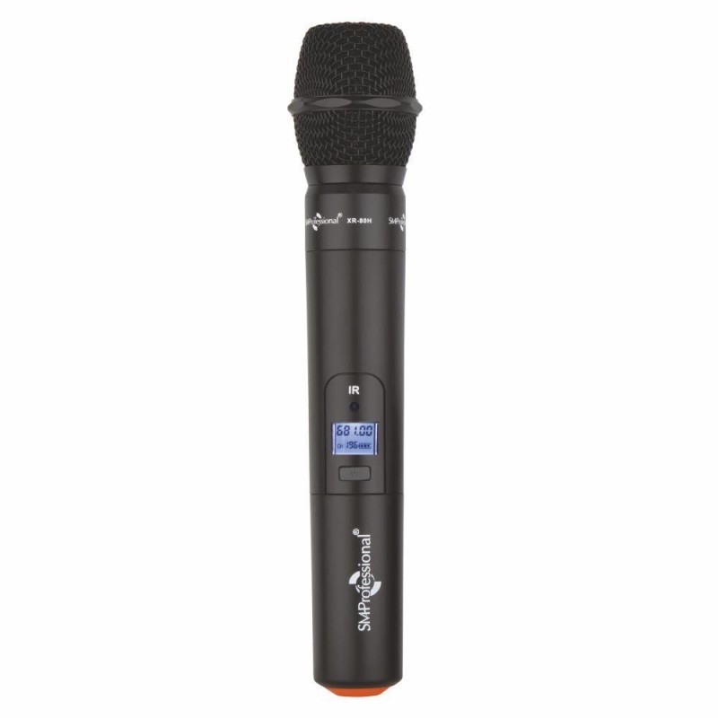 Studiomaster XR 80HH Dual Hand UHF Wireless Microphone, Black Studiomaster XR 80HH Dual Hand UHF Wireless Microphone, Black