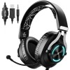 Eksa E3000 Gaming Wired On Ear Headphones With Mic With Stereo, Gaming With Noise Cancelling, Led Light For Pc, Ps4, Ps5 (Black) Eksa E3000 Gaming Wired On Ear Headphones With Mic With Stereo, Gaming With Noise Cancelling, Led Light For Pc, Ps4, Ps5 (Black)