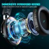 Eksa E3000 Gaming Wired On Ear Headphones With Mic With Stereo, Gaming With Noise Cancelling, Led Light For Pc, Ps4, Ps5 (Black) Eksa E3000 Gaming Wired On Ear Headphones With Mic With Stereo, Gaming With Noise Cancelling, Led Light For Pc, Ps4, Ps5 (Black)