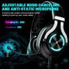 Eksa E3000 Gaming Wired On Ear Headphones With Mic With Stereo, Gaming With Noise Cancelling, Led Light For Pc, Ps4, Ps5 (Black) Eksa E3000 Gaming Wired On Ear Headphones With Mic With Stereo, Gaming With Noise Cancelling, Led Light For Pc, Ps4, Ps5 (Black)