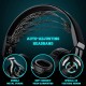 Eksa E3000 Gaming Wired On Ear Headphones With Mic With Stereo, Gaming With Noise Cancelling, Led Light For Pc, Ps4, Ps5 (Black)