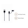 (Refurbished) Mi 2-in-1 USB Cable 100cm Black|Multipurpose Cable which Supports Both Type C & Type B/Micro USB Devices|480Mbps Speed|Compatible with All mobiles & Accessories (Refurbished) Mi 2-in-1 USB Cable 100cm Black|Multipurpose Cable which Supports Both Type C & Type B/Micro USB Devices|480Mbps Speed|Compatible with All mobiles & Accessories