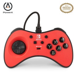 PowerA FUSION Wired FightPad Gaming Controller for Nintendo Switch, Red (Officially Licensed)