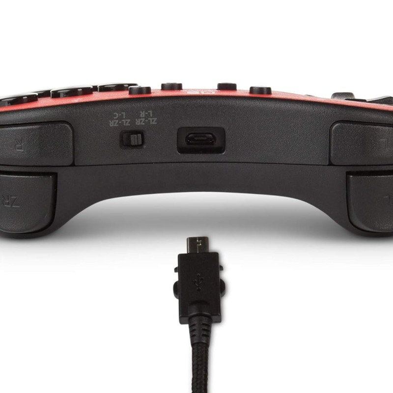 PowerA FUSION Wired FightPad Gaming Controller for Nintendo Switch, Red (Officially Licensed) PowerA FUSION Wired FightPad Gaming Controller for Nintendo Switch, Red (Officially Licensed)